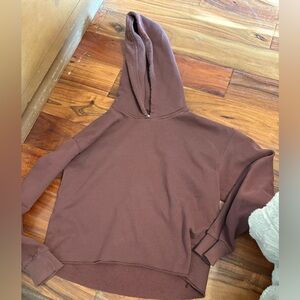 Abercrombie & Fitch soft‎ AF Brown Hoodie Sweater size small brown